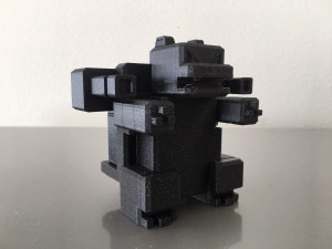 blocky blastoise Model do druku 3D