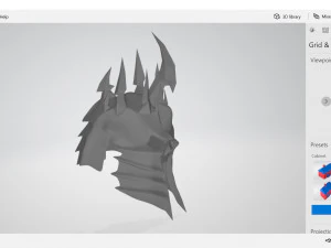 lich king helmet 3D Print Model