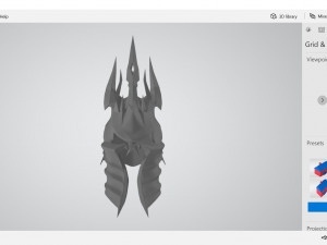 lich king helmet 3D-printmodel