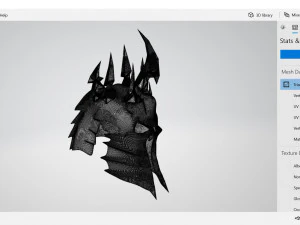 lich king helmet 3D Print Model