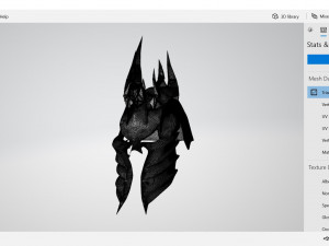 lich king helmet 3D-printmodel