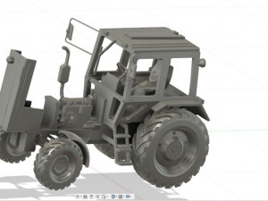 1-43 tractor model 3D Print Model