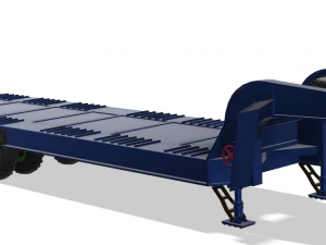 Semi-trailer heavy truck czmap 3D Print Model