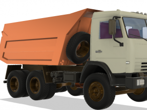 dump model kamaz 3D Print Model