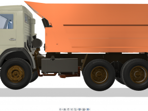 dump model kamaz 3D Print Model