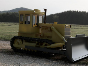 t-170 dozer 3D Druckmodell