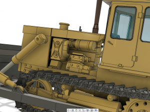 t-170 dozer 3D Druckmodell