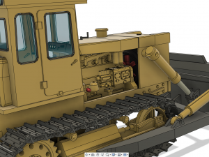 t-170 dozer 3D Druckmodell