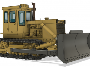 t-170 dozer 3D Druckmodell