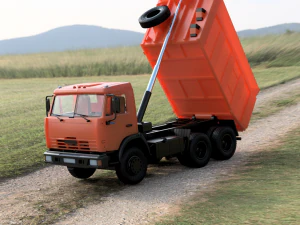 ダンプモデルカマズ 3Dプリントモデル