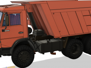 dump model kamaz 3D Print Model