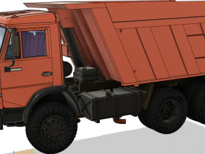 dump model kamaz 3D Print Model