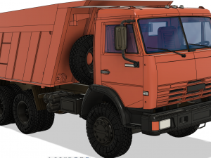 dump model kamaz 3D Print Model