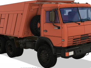 dump model kamaz 3D Print Model