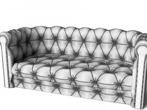 chesterfield sofa 3D Model