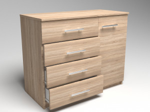chest of drawers Modello 3D