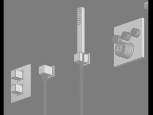 душовий набір 3D Модель