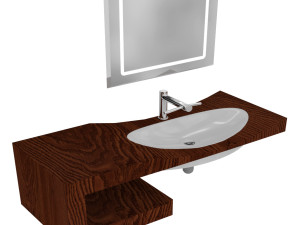 sink mixel mirror 3D Model