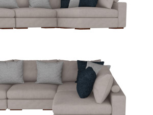 grand soho sofa Modello 3D