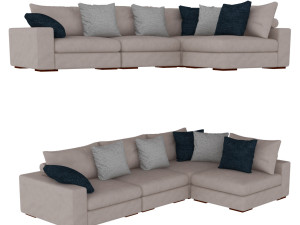 grand soho sofa Modello 3D