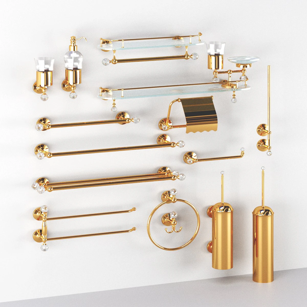 bathroom decor - collection migliore 3D Model .c4d .max .obj .3ds .fbx .stl .blend 