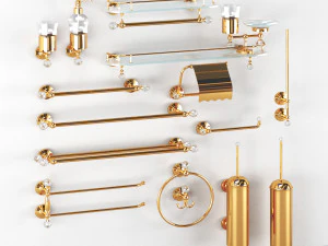 bathroom decor - collection migliore 3D Model