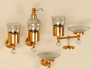 bathroom decor - collection migliore 3D Model