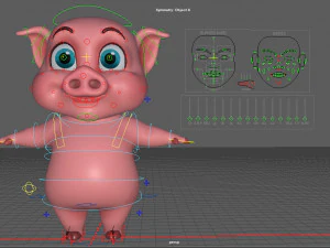 piggy crunchy 3D Model