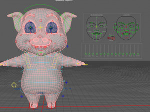 piggy crunchy 3D 模型