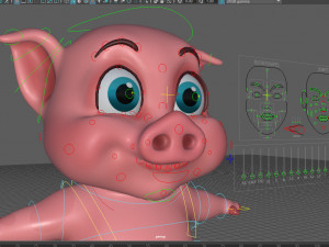 piggy crunchy 3D 模型