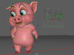 piggy crunchy 3D 模型