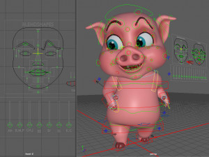 piggy crunchy 3D 模型