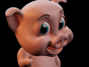 piggy crunchy 3D 模型