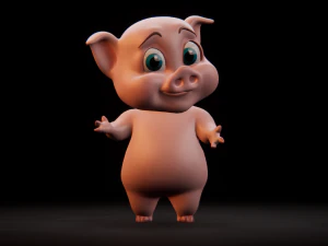 piggy crunchy 3D Model