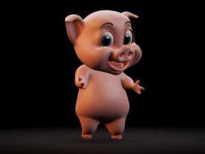 piggy crunchy 3D Model