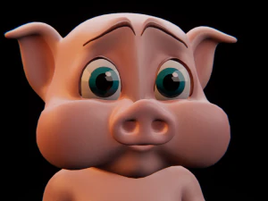 piggy crunchy 3D Model