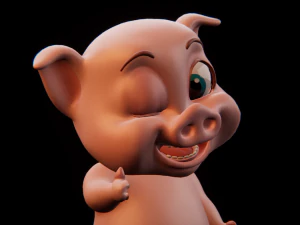 piggy crunchy 3D Model