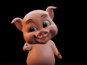 piggy crunchy 3D Model