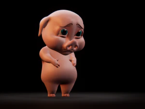 piggy crunchy 3D Model