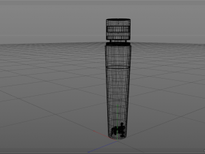 dynamic microphone grey hd 3D Model