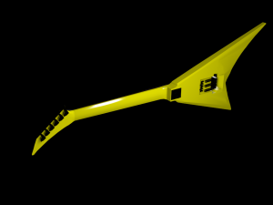 electric guitar rr style 3D Model