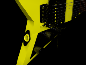 electric guitar rr style 3D Model