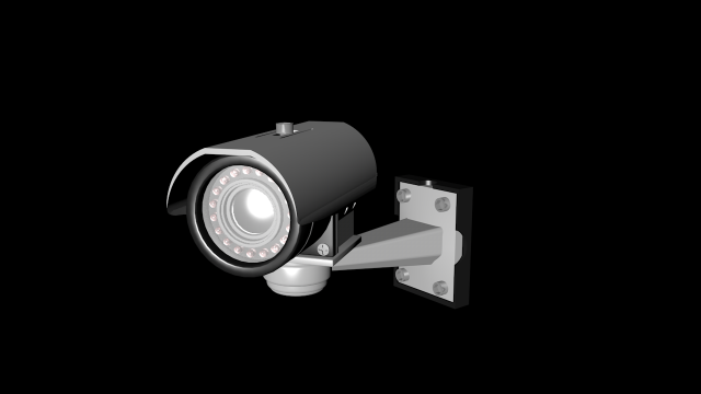 security cam 3D Model .c4d .max .obj .3ds .fbx .stl .blend 