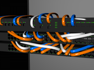 server rack high poly Modèle 3D
