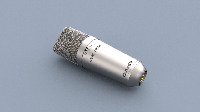 condenser microphone hd original 3D Model .c4d .max .obj .3ds .fbx .stl .blend 