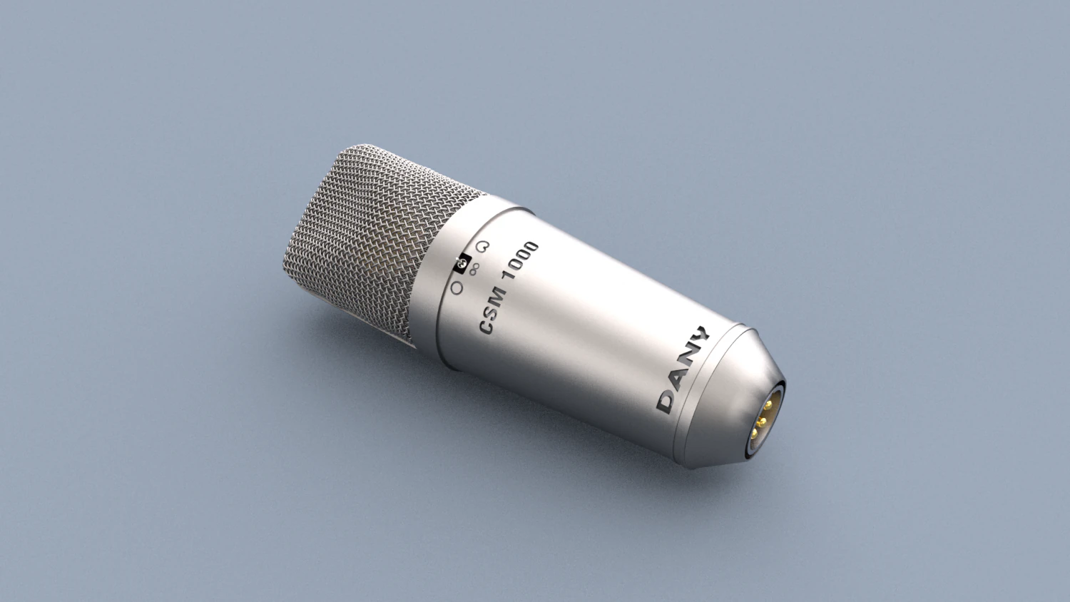 condenser microphone hd original 3D Model .c4d .max .obj .3ds .fbx .stl .blend 