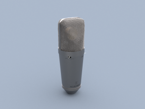 condenser microphone hd original 3D Model