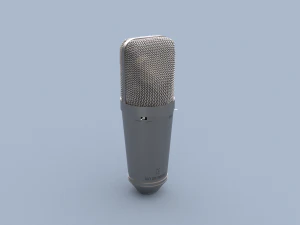 condenser microphone hd original 3D Model