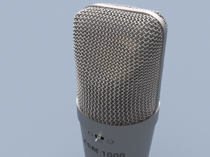 condenser microphone hd original 3D Model
