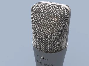 condenser microphone hd original 3D Model
